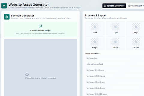 Website Social Share asset generator project screenshot